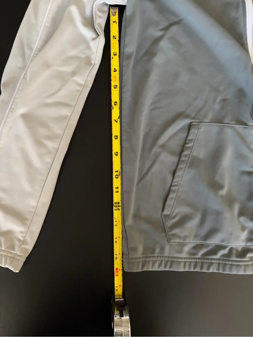 Nike Boy’s Gray and Light Gray Performance Zip Jacket